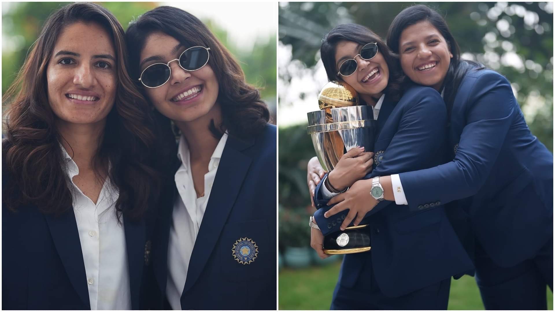 Harleen Deol Photos: Cricketer Who Asked PM Modi About Skincare Shares Adorable Pics With Trophy
