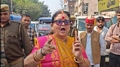 Kanpur Uproar over shoddy patchwork government demands response mayor seizes shoddy material