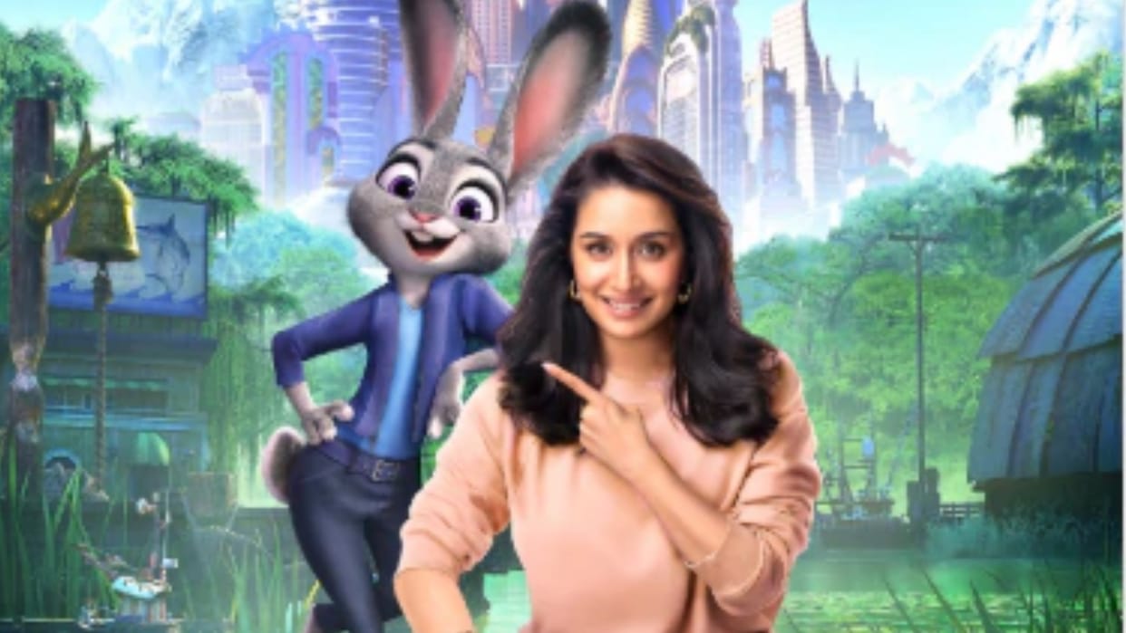 shraddha kapoor as judy hopps hindi voice zootopia 2 disney november release