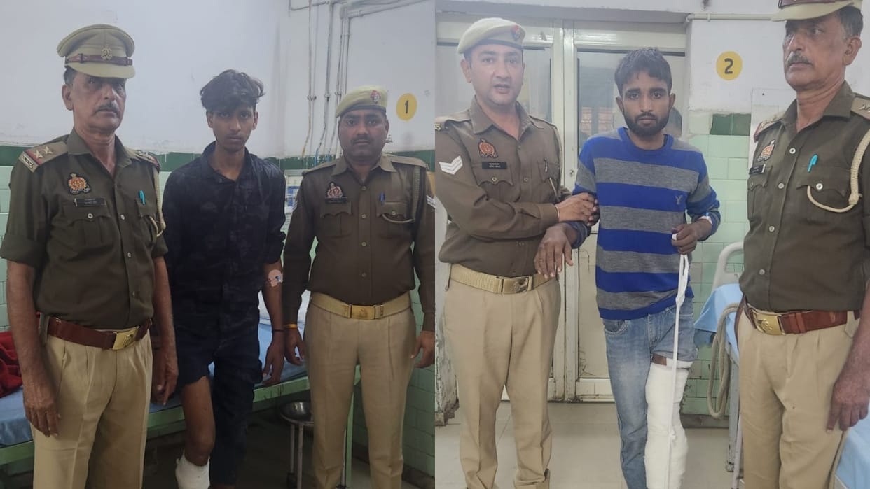 Three accused including a minor arrested in encounter by police in Bareilly