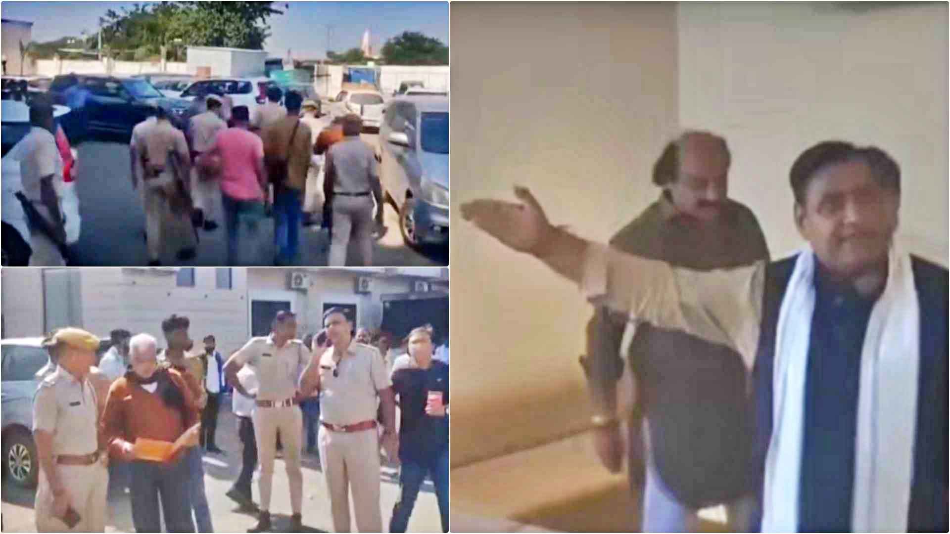 होटल में पुलिस के पहुंचने पर भड़के पीसीसी चीफ गोविंद डोटासरा