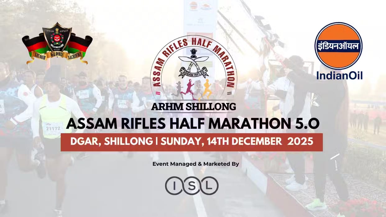 Fifth edition of Assam Rifles Half Marathon to be held in Shillong on December 14