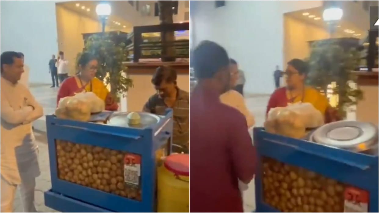 Bihar Election 2025 Smriti Irani MP Anil Baluni and other make stop at local street food stall during campaign