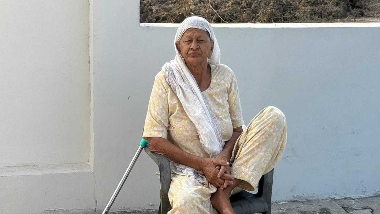 elderly Charanjit Kaur's photo appeared on 223 ballot papers In Ambala