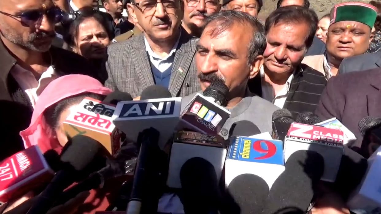 CM sukhvinder Sukhu retorted to Anurag thakur statement, said Pandavas fought for truth, BJP is fighting for l