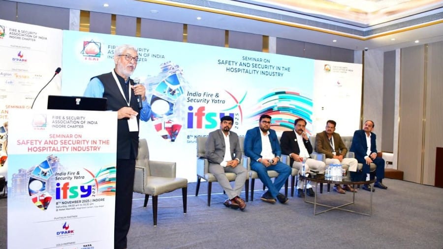 Indore News FSAI India Fire and Security Yatra hospitality industry safety standards