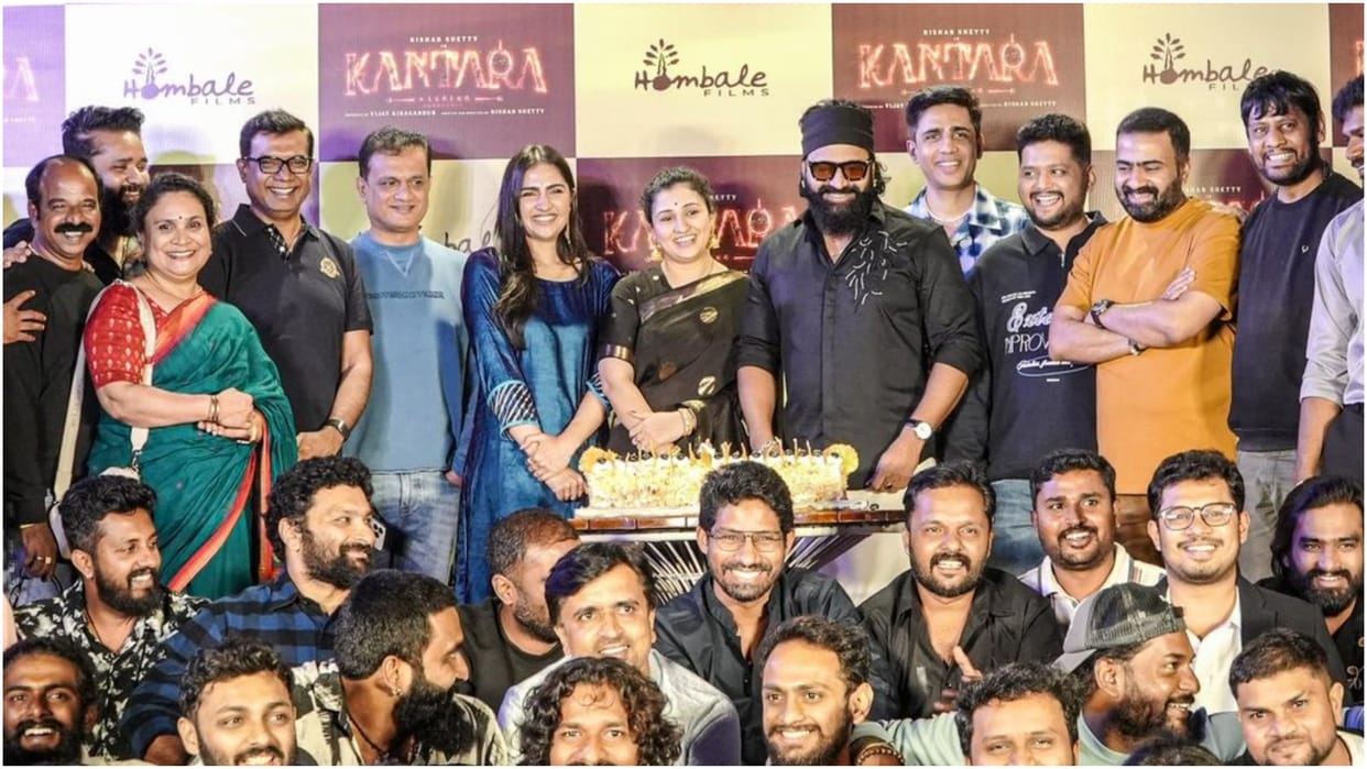 Rishab Shetty Celebrates Kantara Chapter 1 Historic Run And Thanks To Fans He Shares Pics From Success Party