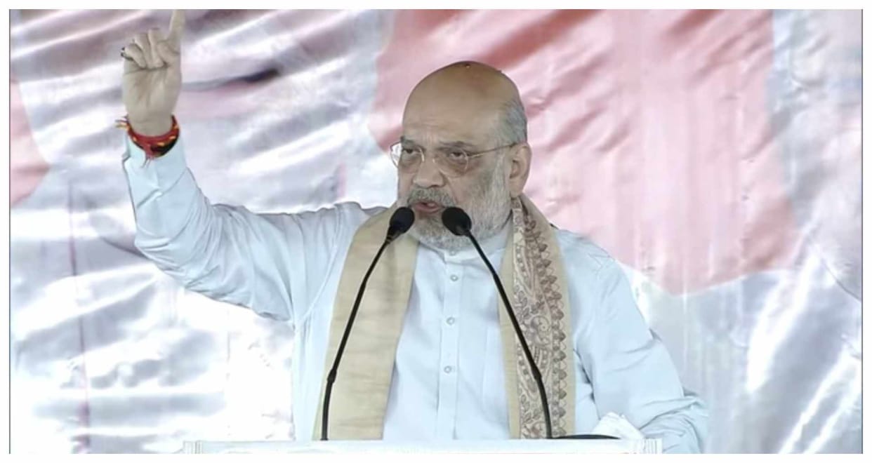 amit shah banmankhi bihar election nda development temple announcement