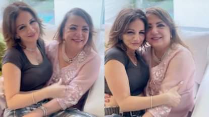 मां जरीन खान के साथ सुजैन खान