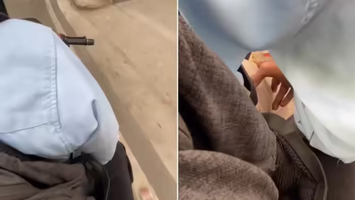 Rapido rider makes obscene gesture during ride woman records video and breaks down in tears Video Viral