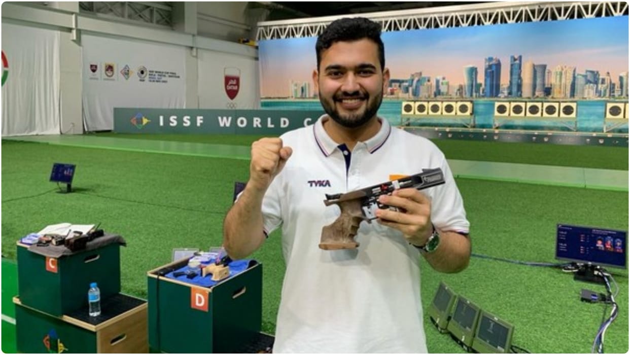Anish Bhanwala shines in the ISSF World Shooting Championships wins silver medal