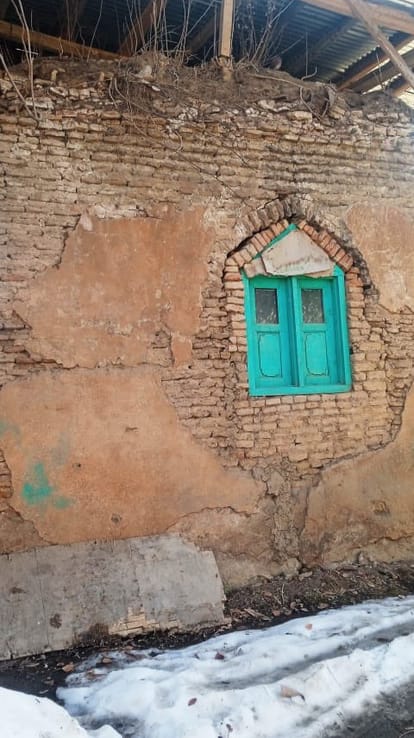 The restoration work of the 400-year-old Mughal-era mosque located at Shadi Marg in Pulwama district of South