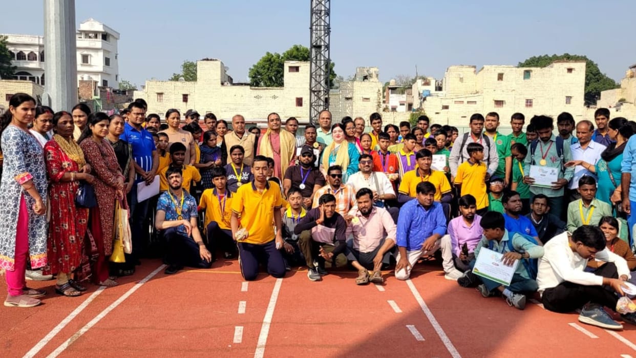 Sports News Subodh wins gold in discus throw and shot put Arju first in 100m race
