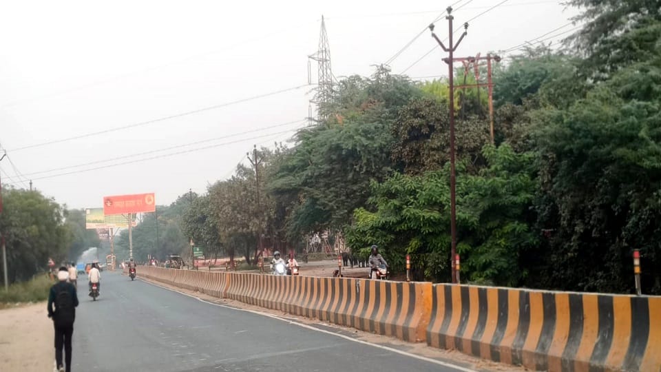 Construction of Ramghat Road in Aligarh