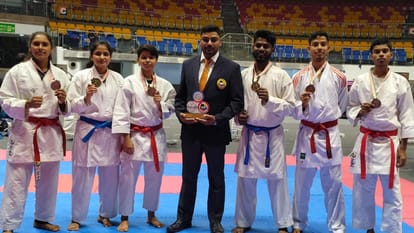 Sports News Subodh wins gold in discus throw and shot put Arju first in 100m race