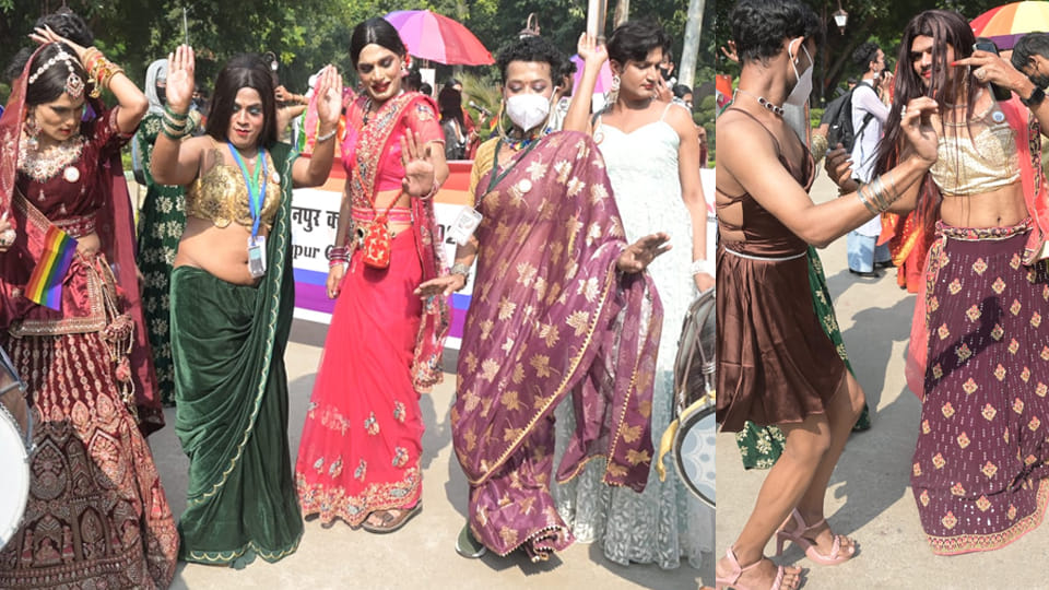 Kanpur: Transgender people took out a Gaurav Yatra, raising demands including shelter homes
