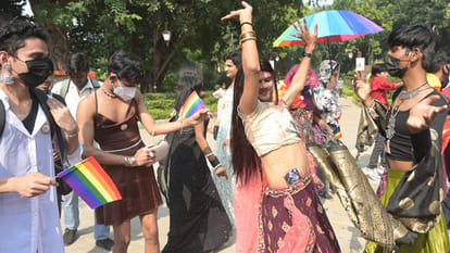 Kanpur: Transgender people took out a Gaurav Yatra, raising demands including shelter homes