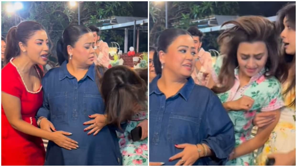 Tejasswi prakash shocking video viral on social media and bharti singh also seen there