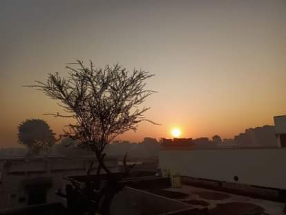 यूपी अब सुबह और शाम का तापमान गिर रहा है।