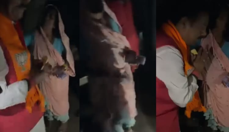 বিহার নির্বাচন: ভোটের একদিন আগে, বিজেপি প্রার্থীদের নোট বিতরণ করতে দেখা গেছে; ভিডিওর ভিত্তিতে মামলা দায়ের করা হয়েছে