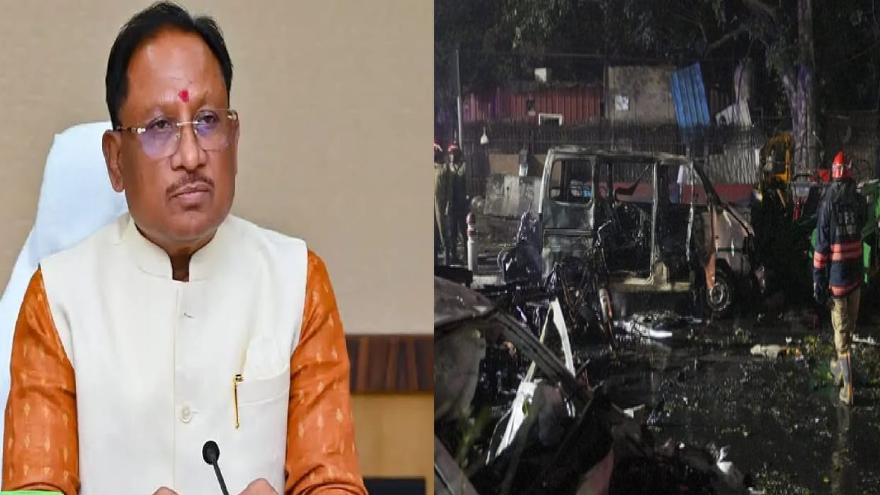 CM Vishnudeo Sai expressed deep grief over  Delhi Lal Qila Blast news