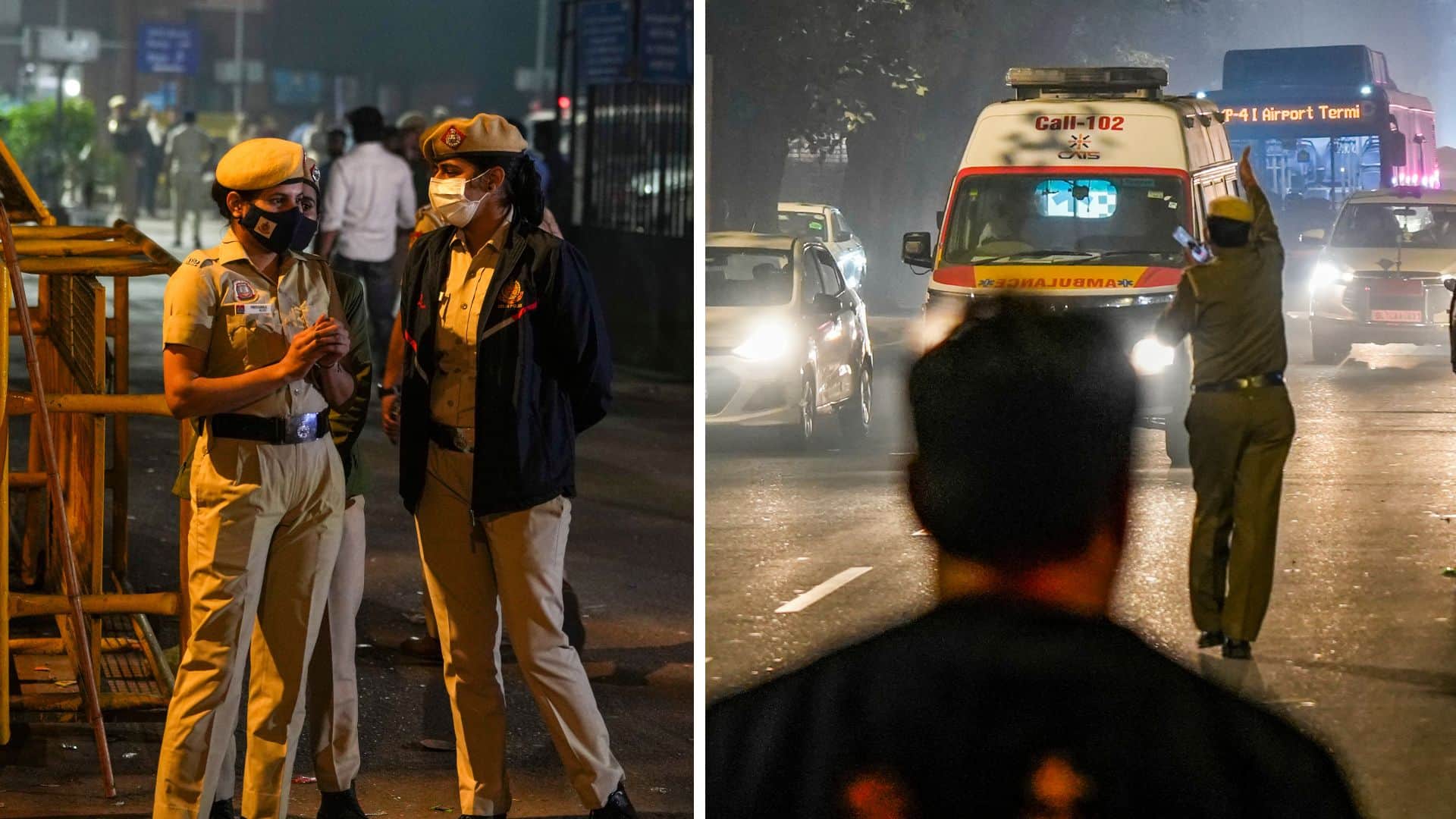 Delhi Blast Eight kill blast near Red Fort metro station alert issue Mumbai Delhi UP see scene in pictures