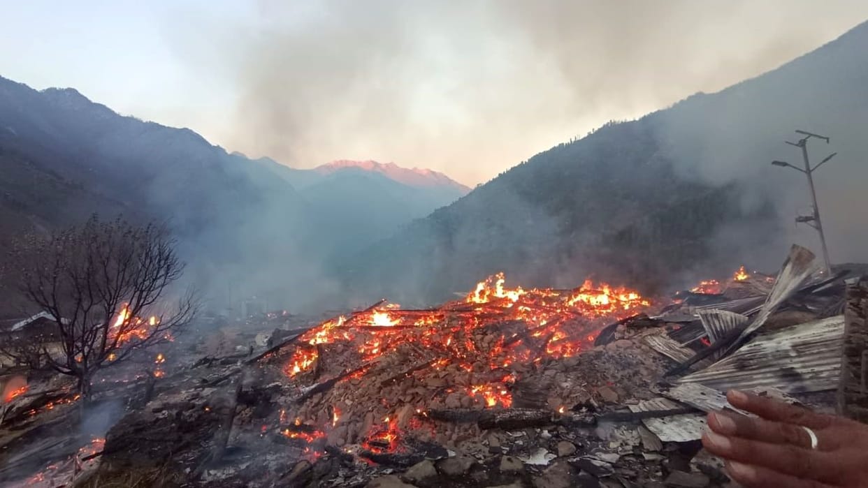 Kullu Fire Had the road reached the village Jhaniar would have been saved