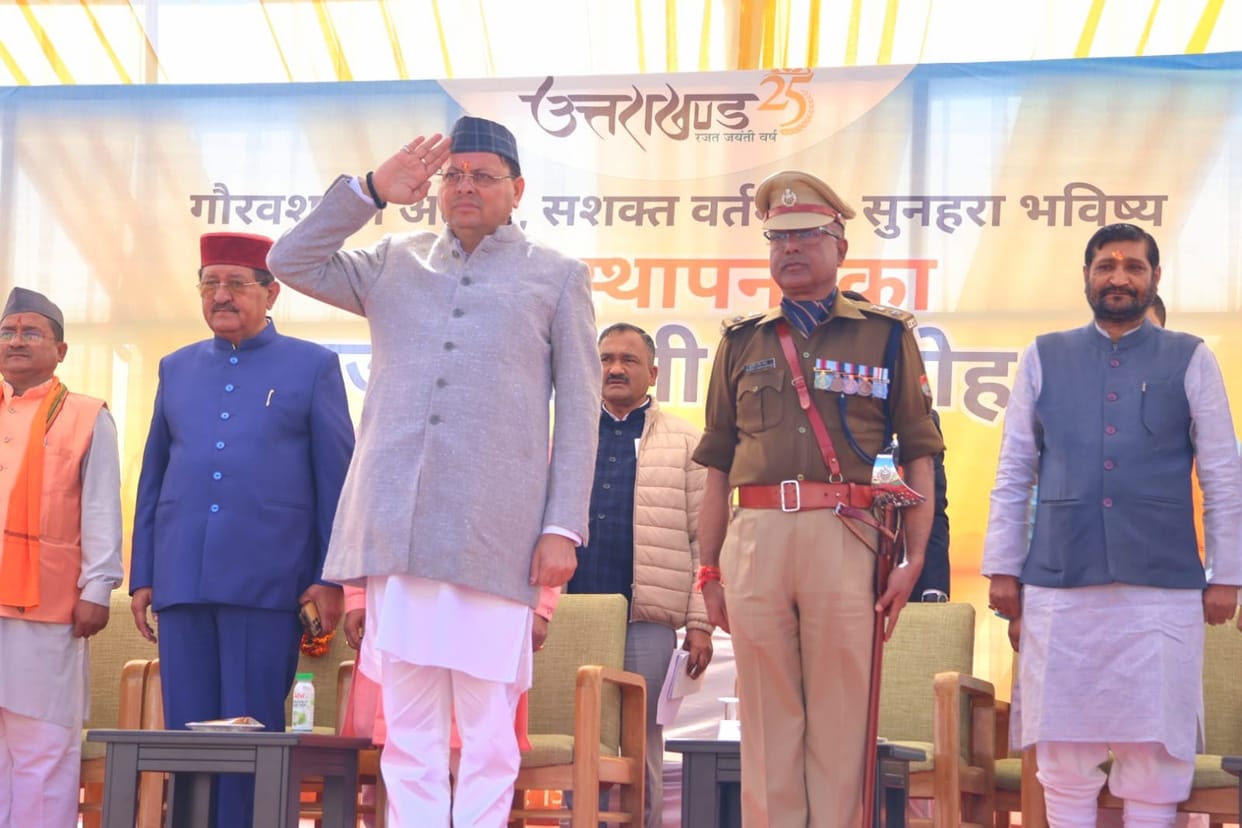 Uttarakhand Silver Jubilee CM Dhami Told Smart city to be built around Bhararisain  DPR to be prepared