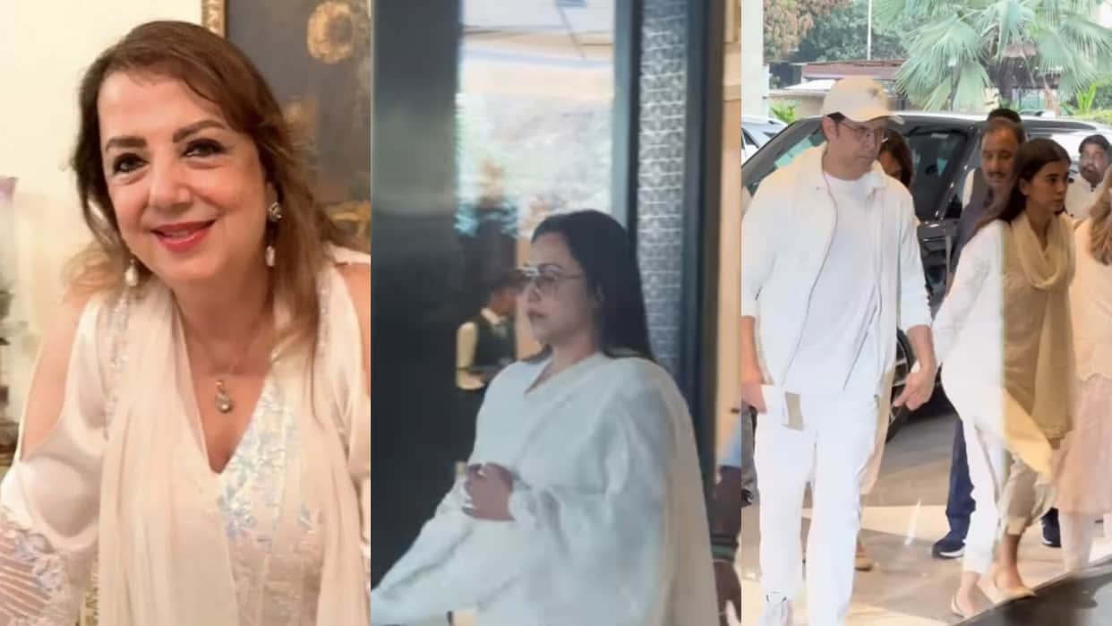 Sussanne Khan Mother Zarine Khan Prayer Meet Attended  By Rani Mukerji Salim Khan And others Celebs