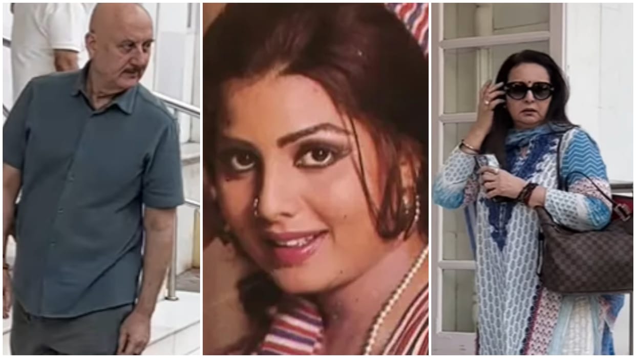 Sulakshana pandit prayer meet celebs reached including anupam kher, tiger shroff, poonam dhillon