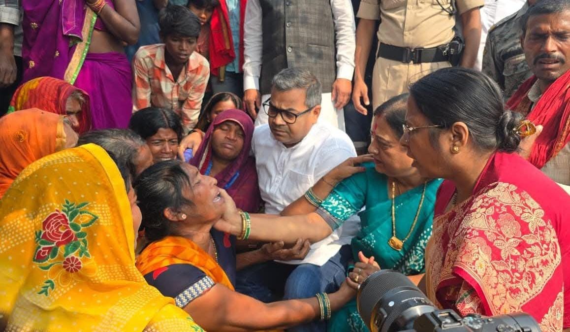 Bihar Election Politics over  murder of Dalit in Muzaffarpur MP Arun Bharti