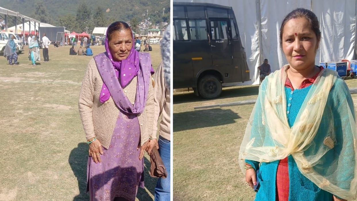 Himachal Mandi Disaster tears Ganpatu of Gamohu and Savita of Manjehra became emotional