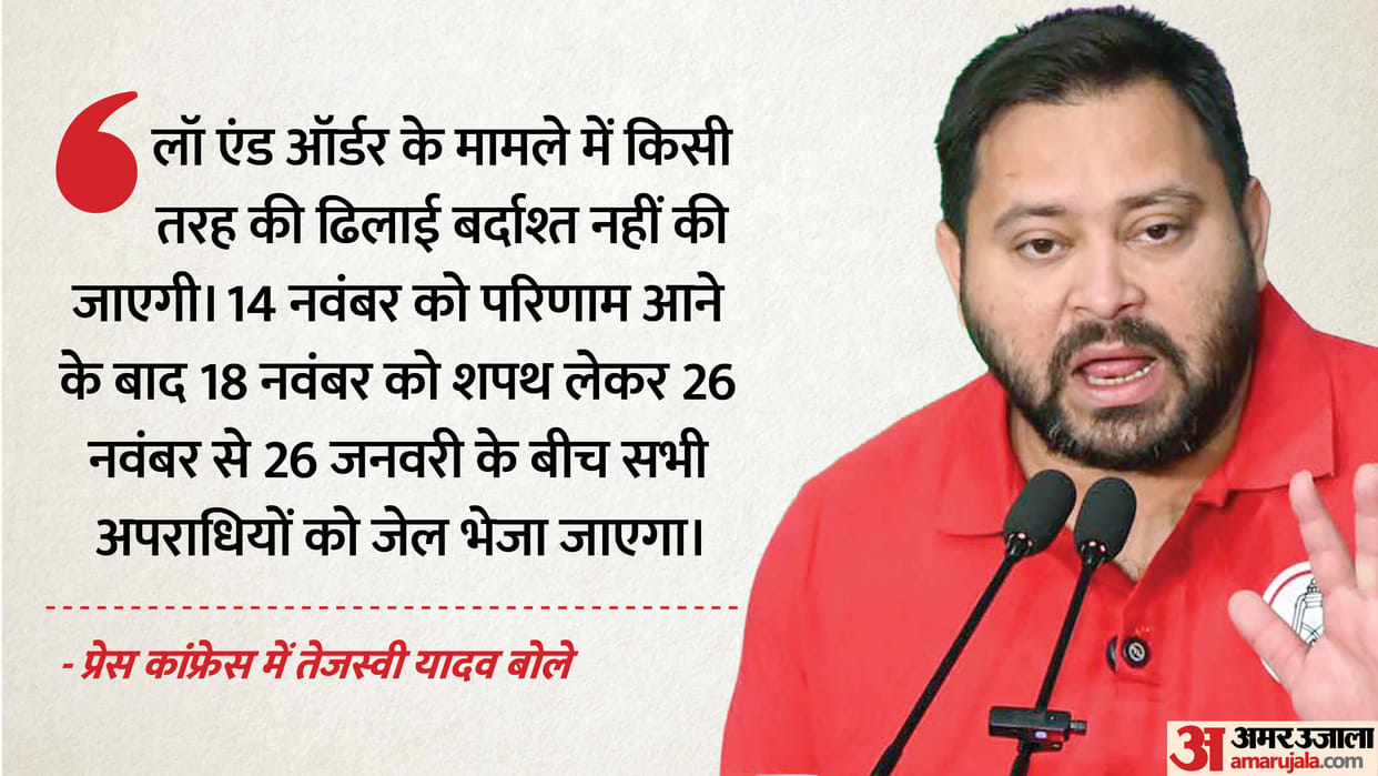 Bihar Election 2025 Tejashwi Yadav Targets Election Commission Accuses Amit Shah of Interference