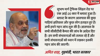 दिल्ली कार धमाके के बाद गृह मंत्री अमित शाह का बयान