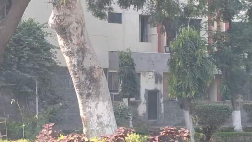 Room 13 of Building 17 of Al Falah University where Dr. Muzamil and Dr. Omar fabricated their terror story