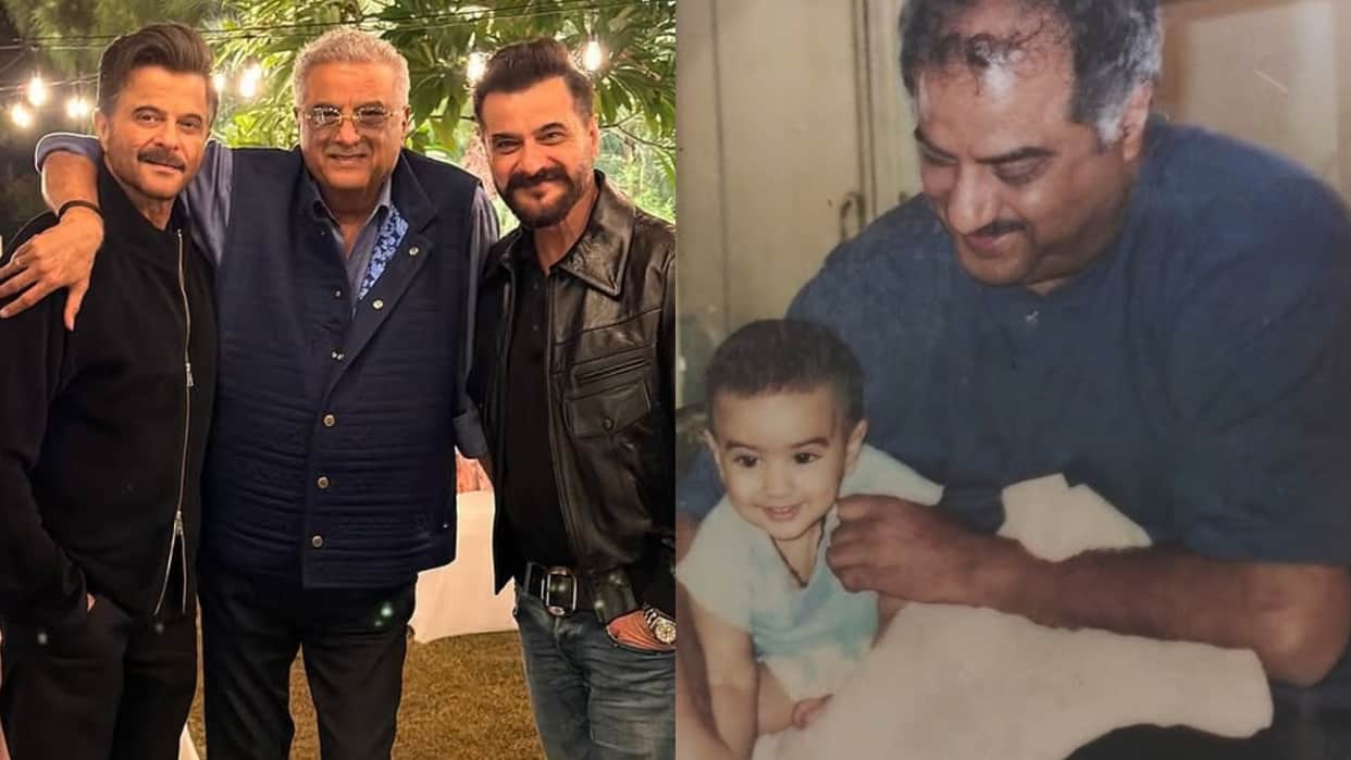 Anil Kapoor Wishes Elder Brother Boney Kapoor Happy Birthday Daughter Khushi Shares Old Pictures