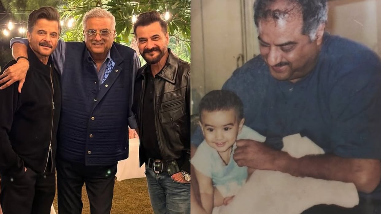 Anil Kapoor Wishes Elder Brother Boney Kapoor Happy Birthday Daughter Khushi Shares Old Pictures