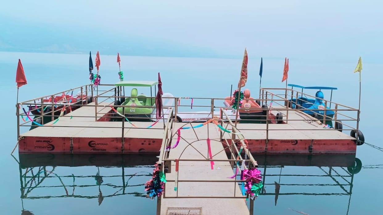 Himachal: State's first floating restaurant launched in Gobind Sagar Lake, inaugurated by Tourism Corporation