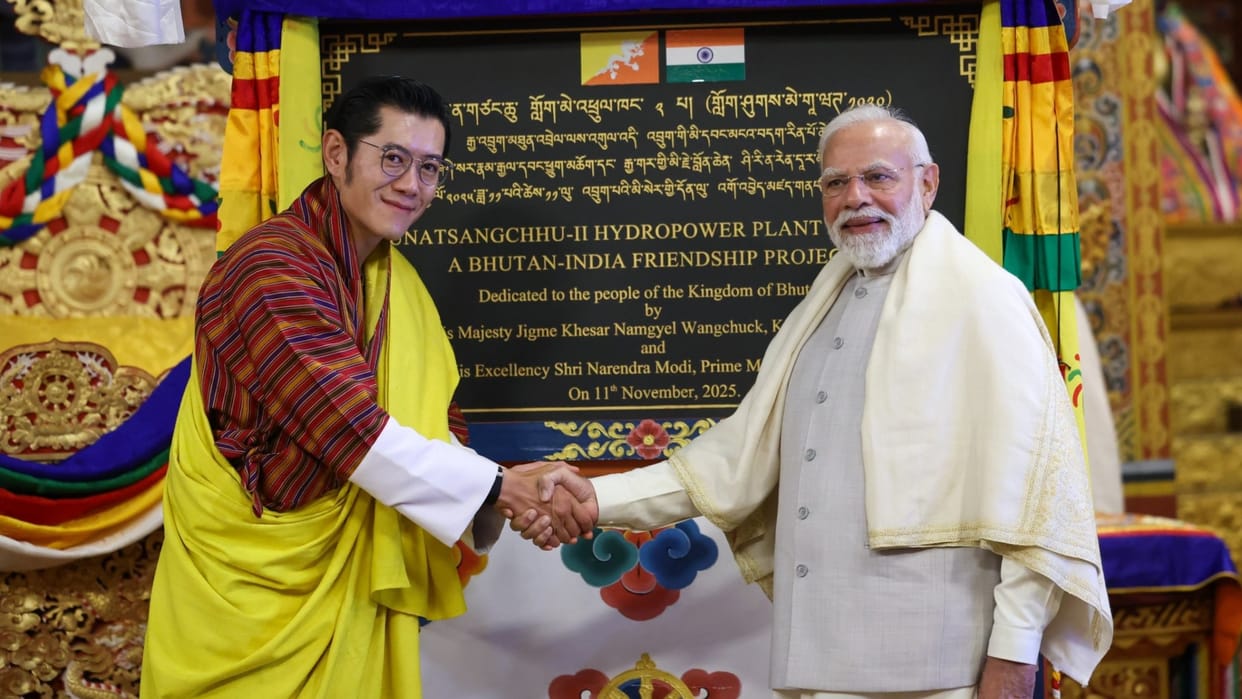 India Bhutan Ties another Milestone PM Modi Bhutan King inaugurated Punatsangchuu-II Hydroelectric Project