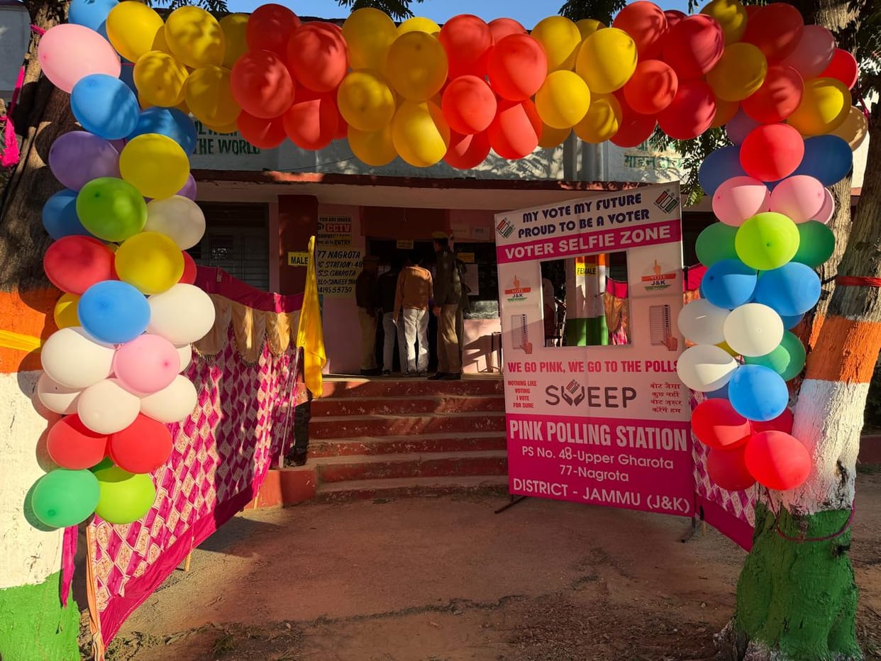 Voting underway for Nagrota bypoll, 34.47% turnout recorded till 11 am Jammu