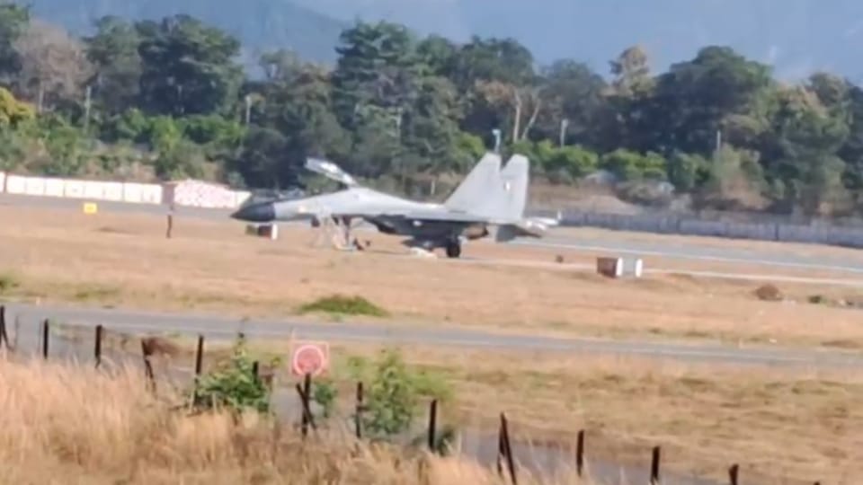 Sukhoi aircraft makes emergency landing at Dehradun airport