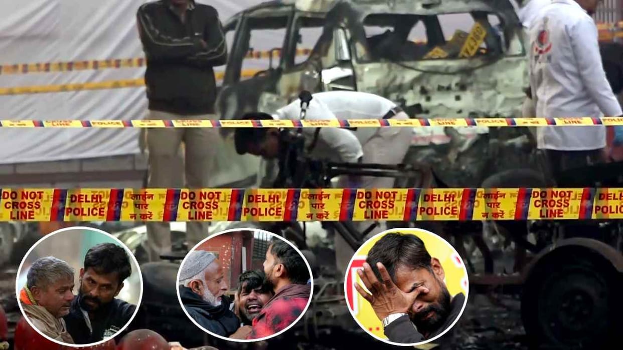 Chaos in hospital after loved ones lost in blast near Red Fort in Delhi