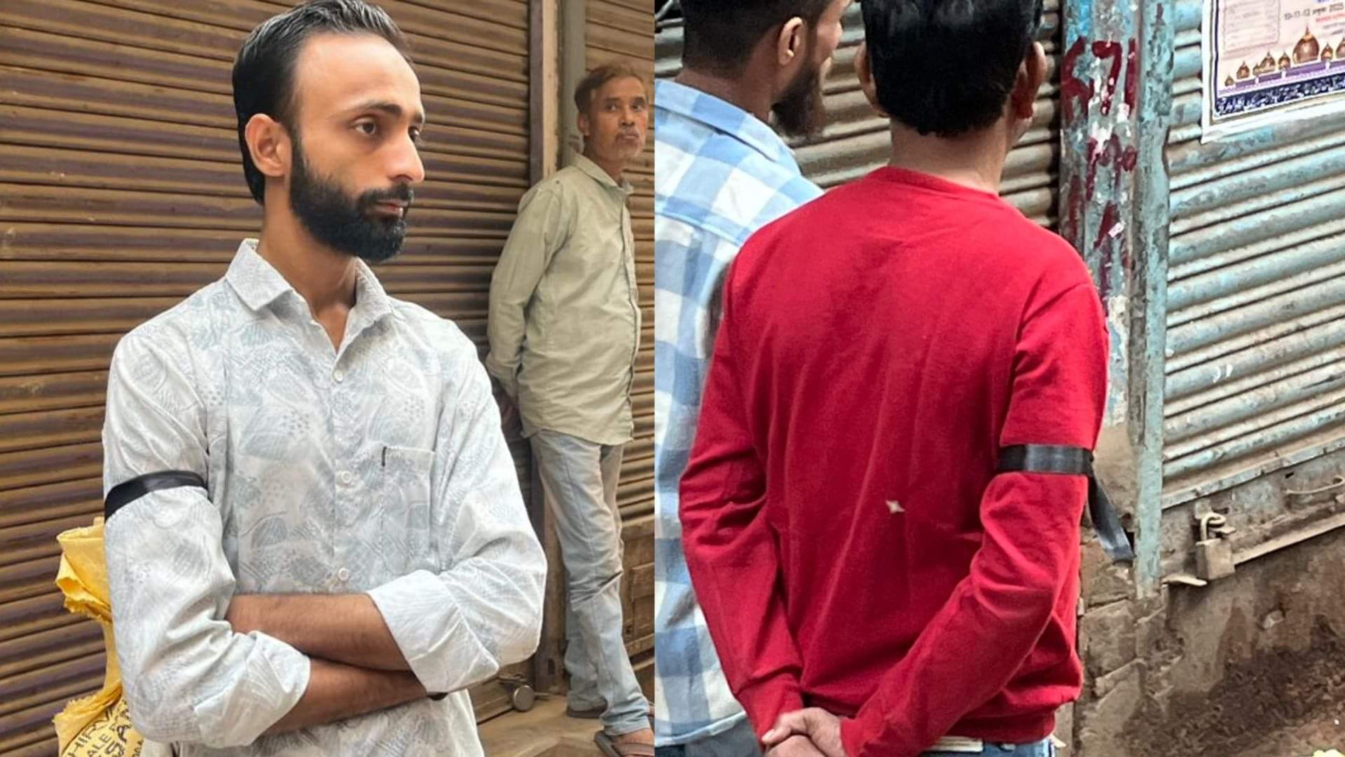 Dal Mandi widening action of Notice pasted on illegal buildings monitoring from drone in Varanasi