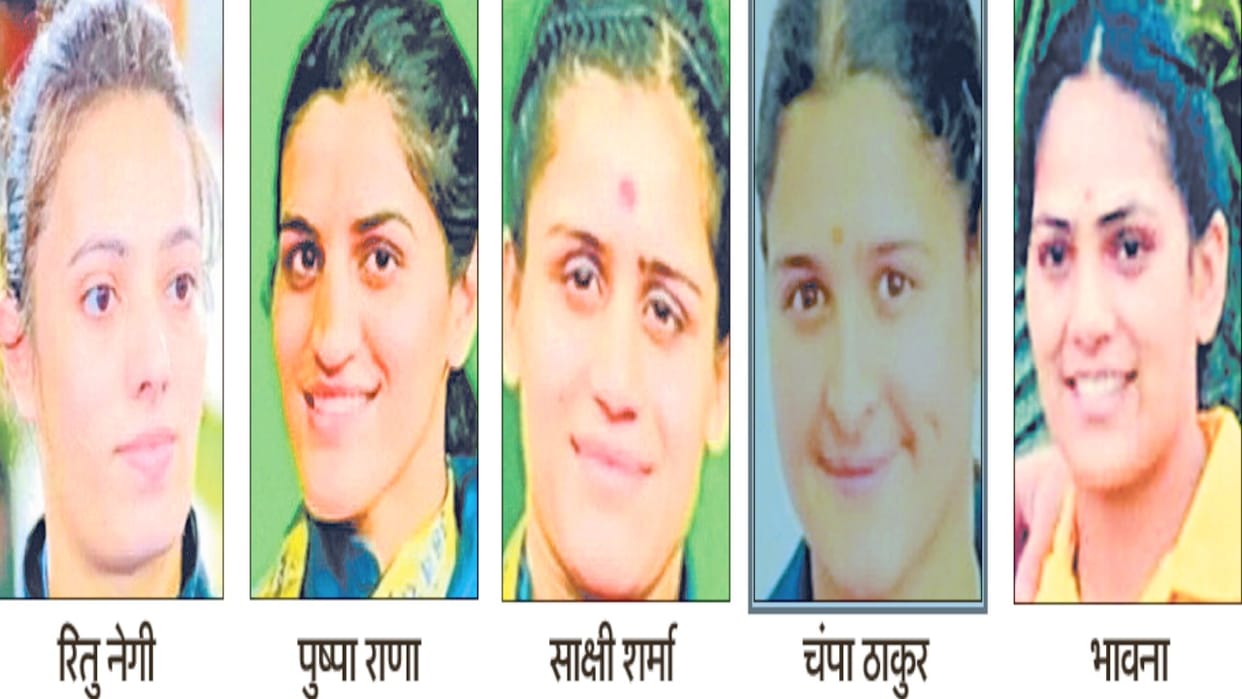 Five daughters of Himachal selected for the Asian Games national coaching camp.