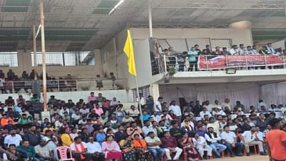 Bastar Olympics 2025 Grand closing ceremony and prize distribution of block level competition held in Bijapur