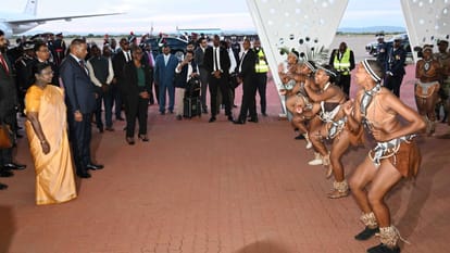 President Murmu visit to Botswana Updates grand welcome Kalahari cheetahs News In Hindi