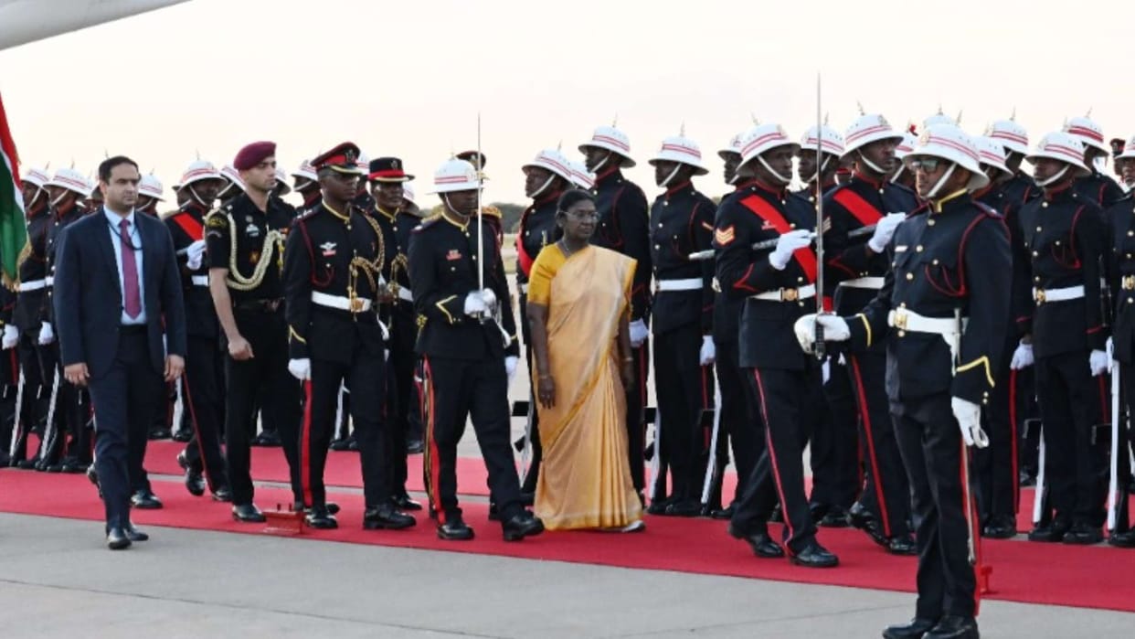 President Murmu visit to Botswana Updates grand welcome Kalahari cheetahs News In Hindi