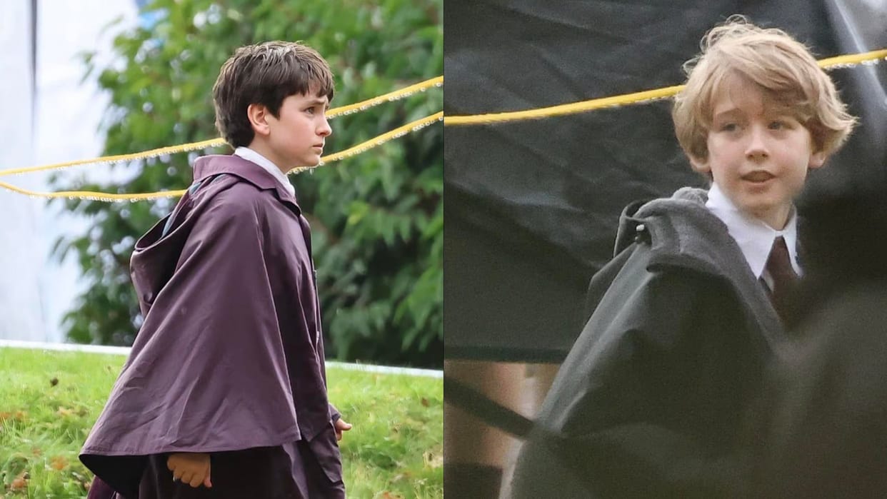 Harry Potter TV Series shooting on progress see the actors latest photos