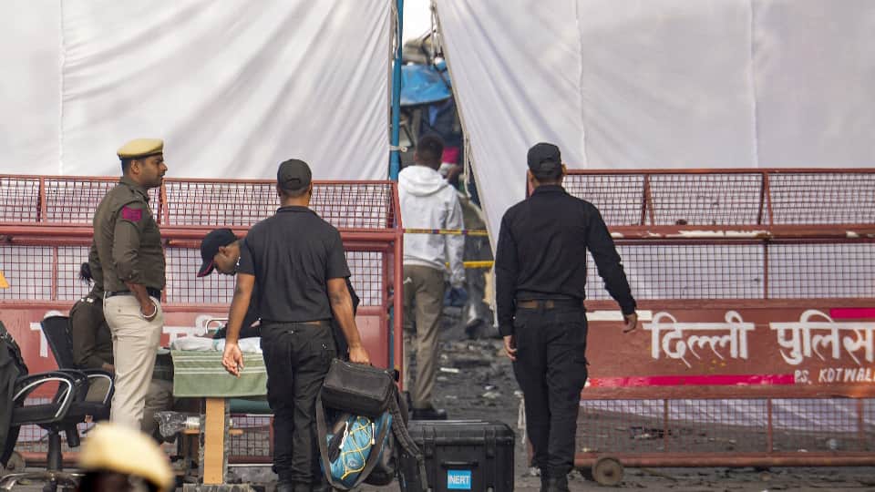 Delhi Blast severed hand found some distance away from Delhi blast site recovered from roof of a toilet