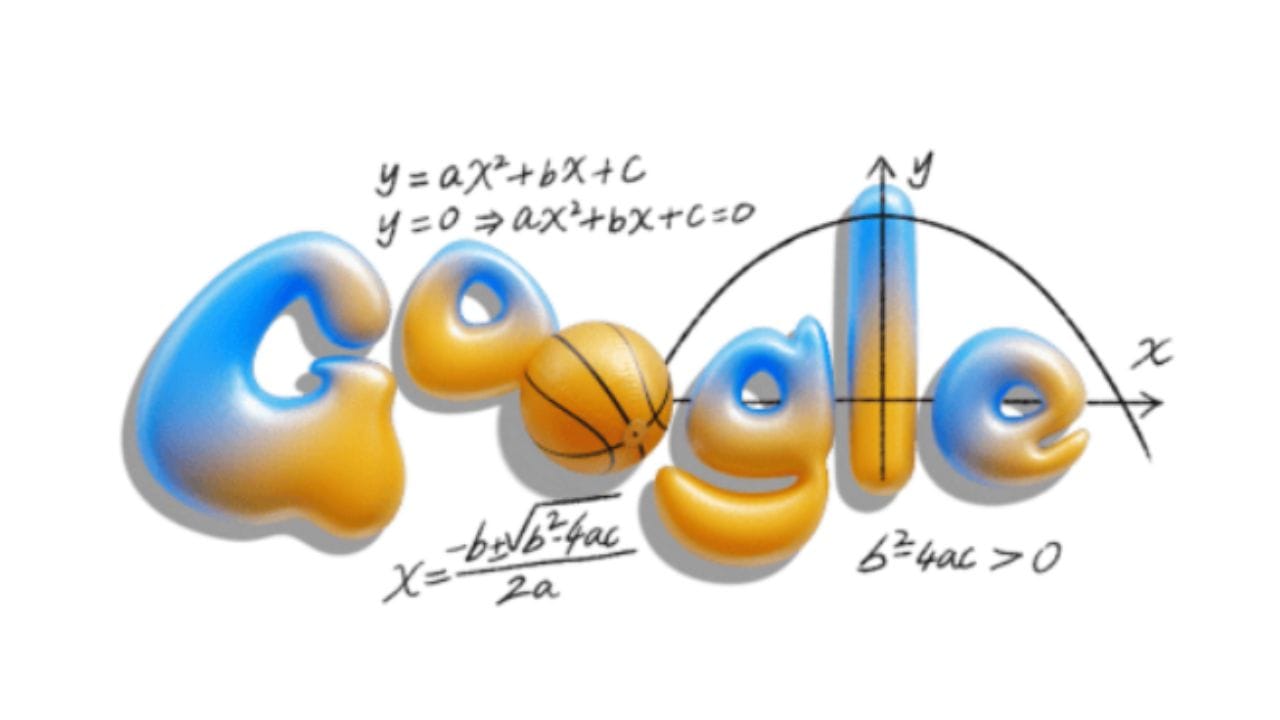google doodle quadratic equation tribute mathematics celebration